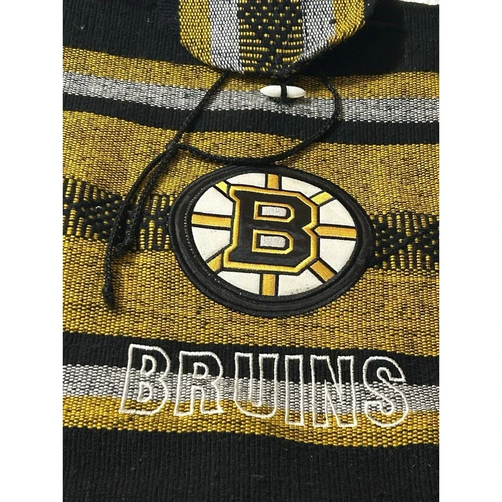 Boston Bruins Cinch Sack Backpack Black Yellow Size 16”x15.5”